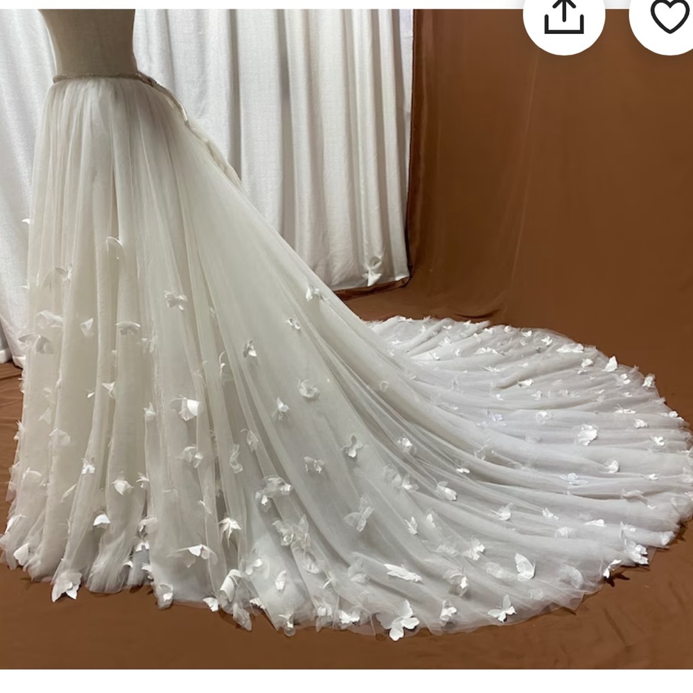 Detachable Tulle Wedding Dress Skirt